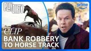 Bank Heist Leads to Horse Track Mayhem - Clip