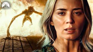 Evelyn Fights Off Alien To Save Her Baby