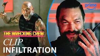 Jason Momoa & Dave Bautista Storm an Enemy Base - Clip