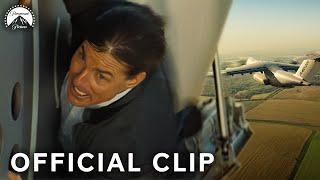 Ethan Hangs Onto Plane Full Scene