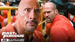 Hobbs & Shaw Escaping Prison